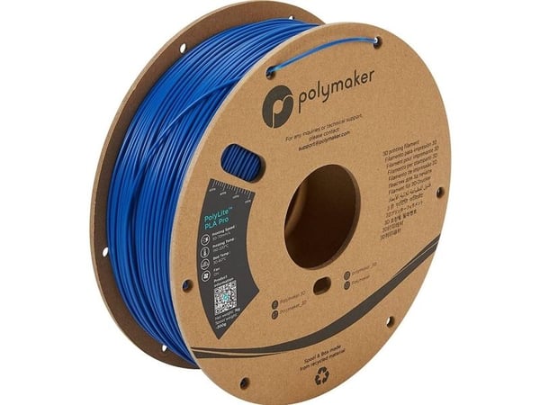 Polymaker PA07005 PLA Pro filament hög styvhet slagtåligt 1,75 mm 1000 g blå PolyLite (PA07005)