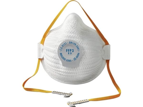 Moldex Air 320501 filtermaske FFP3 med ventil (D) 10 stk EN 149:2001, EN 149:2009 DIN 149:2001, DIN 149:2009