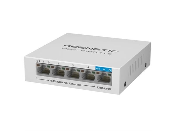 Keenetic PoE+ 5-ports bryter
