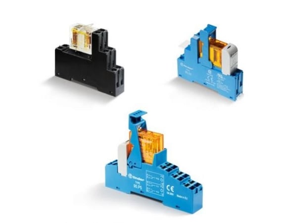 Finder 48.62.7.012.0050, sininen, 12 V, tila