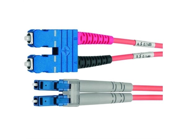 Telegartner LC/SC, 9/125, 1m, 1m, LC, SC