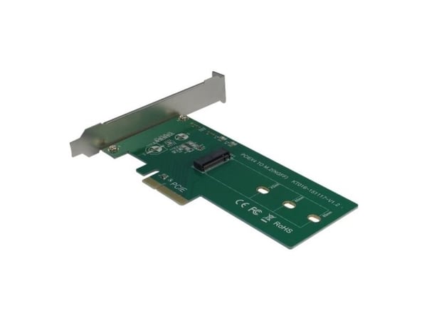Inter-Tech KT016 - Grensesnittsadapter - M.2 Card - lav profil - PCIe x4