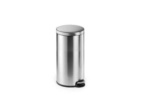 Durable 340323, 30 l, Rund, Rustfritt stål, Rustfritt stål, Pedal, Rustfritt stål