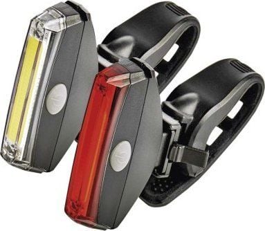 Emos P3922, Frontlys + baklys (sett), Sort, Plast, LED, Rød, Hvit, 22 lm