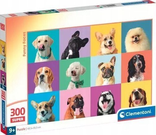 Clementoni puslespill Super Smieszne Zwierzaki 300 brikker (21739)