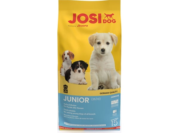 JOSERA JosiDog Junior med kylling - tørrfôr til valper - 15 kg JOSERA JosiDog Junior med kylling - tørrfôr til valper - 15 kg