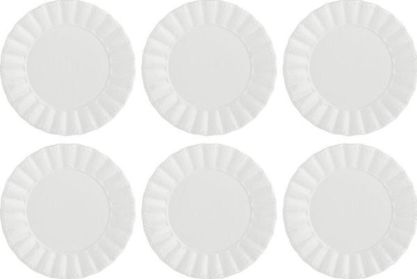 La Porcellana Bianca Ducale sett med 6 salatboller, 20 cm