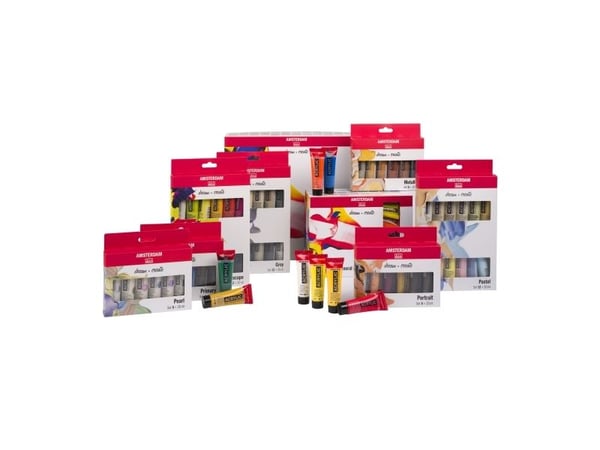 Amsterdam Standard Series acrylic paint portrait set | 6 x