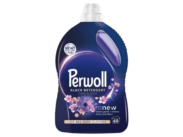 Perwoll Renew Dark Bloom pesuneste mustille ja tummille kankaille, 3 l