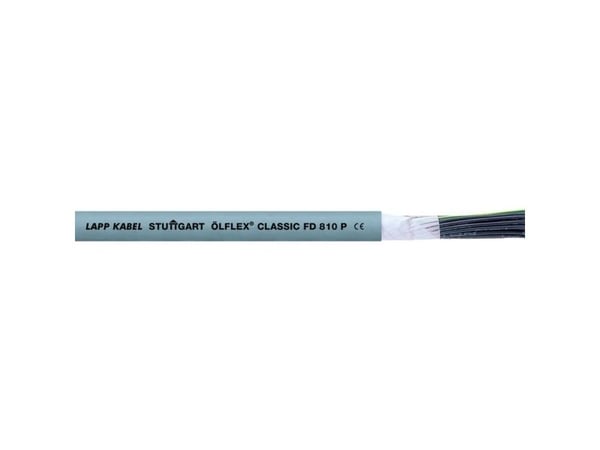 LAPP 26356/50 Vetoketjujohto ÖLFLEX® CLASSIC FD 810 P 18 G 1,5 mm² Harmaa 50 m