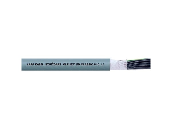 LAPP 26156/50 Hinausketjun kaapeli ÖLFLEX® FD CLASSIC 810 18 G 1,5 mm² Harmaa 50 m