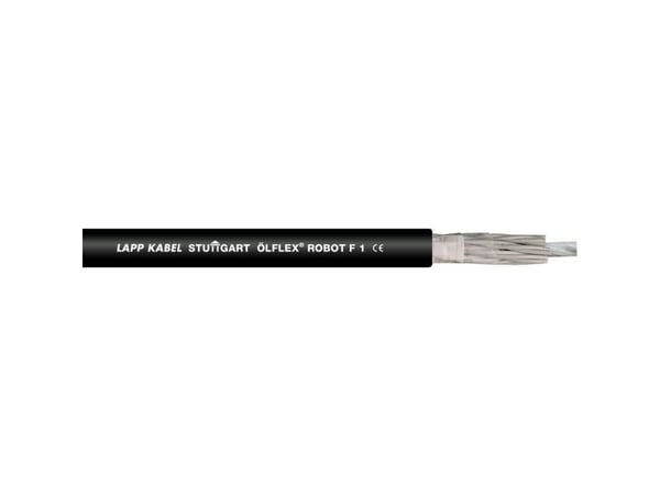 LAPP 29624/50 Kabel för bogseringskedja ÖLFLEX® ROBOT F1 4 G 1,5 mm² Svart 50 m
