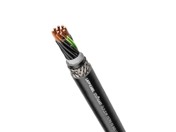 LAPP 23336/100 Kabel för bogseringskedja ÖLFLEX® PETRO FD 865 CP 5 G 1,5 mm² Svart 100 m