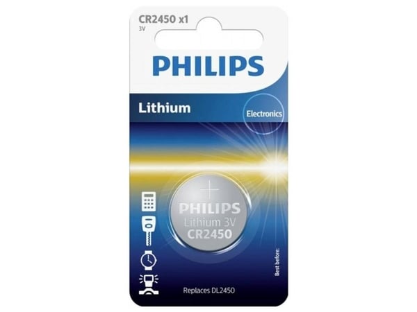 Philips Lithium 3.0V Knopfzelle CR2450