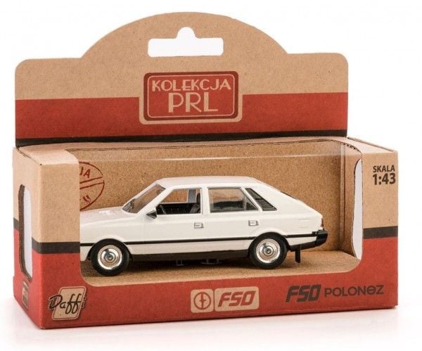 Daffi kommunistinen ajoneuvo FSO POLONEZ- Valkoinen