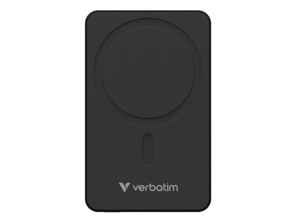 Verbatim Charge ''n'' Go Essentials, 5000 mAh, Quick Charge 3.0, Trådløs lading, 35 W, Svart