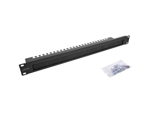 InLine 19111N, Kabelpanel, Svart, 1 stykker, 562 g