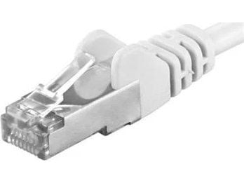 PremiumCord SP6ASFTP005W, 0,5 m, Cat6a, S/FTP (S-STP), RJ-45, RJ-45
