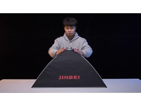 Jinbei Softbox Jinbei KE-70x100 cm hurtigmontering, Bowens Jinbei Softbox Jinbei KE-70x100 cm hurtigmontering, Bowens