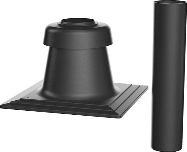 Bosch DN80 - Skorstenstop - Sort, inkl. rør