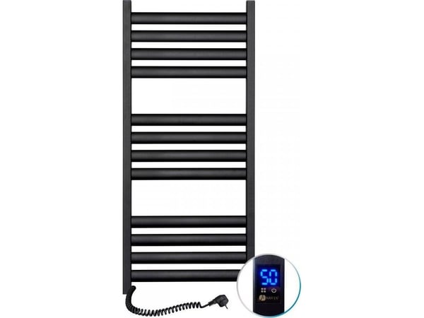 Elektrisk håndkle-tørker Navin Ellipse 500*1200 Sensor venstre svart 12-245153-5012