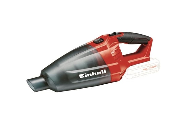 Einhell TE-VC 18 Li - Solo, Tørr, Uten pose, Sort, Rød, 0,54 l, Plast, Batteri - SOLO