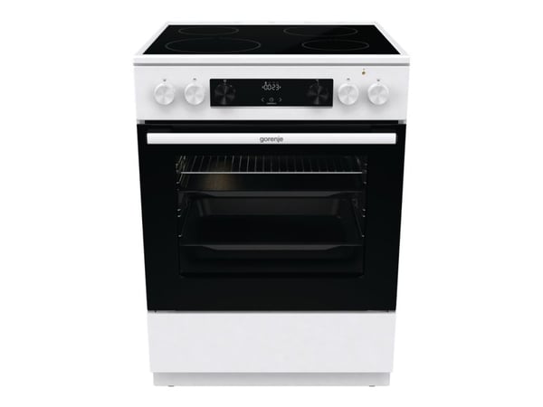 Gorenje Advanced GEC6C40WD - Komfyr - frittstående - bredde: 60 cm - dybde: 60 cm - høyde: 85 cm - med selvrens - hvit