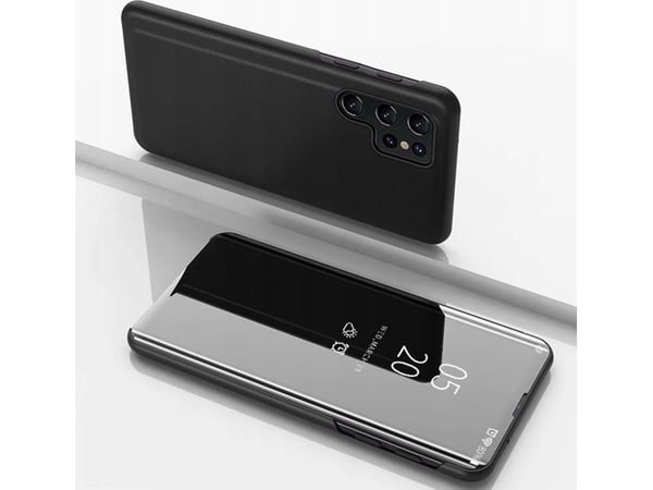 Clear View-deksel til Samsung Galaxy S25 Ultra - sort