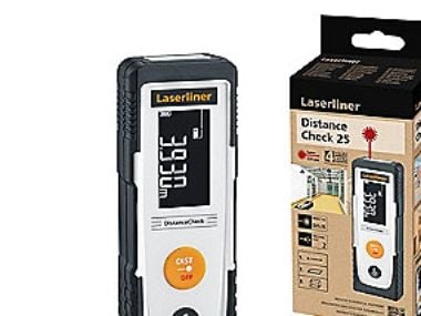Laserliner DistanceCheck 25, Laseravstandsmåler, m, Sort, Hvit, Digitalt, 25 m, 0,3 m
