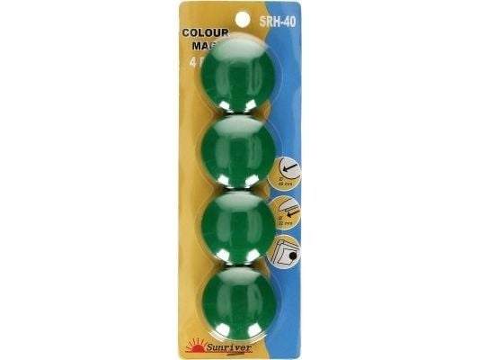 ARGO-magneter 40 mm ARGO WF 607305 grønn, 4 stk