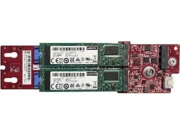Lenovo M.2 SATA 2-Bay RAID Enablement Kit - Aktiveringssett - for ThinkAgile HX5531 Certified Node; HX7530 Appliance; HX7531 Certified Node