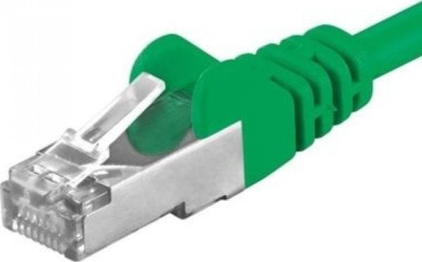 PremiumCord PREMIUMCORD Patch-kaapeli CAT6a S-FTP, RJ45-RJ45, AWG 26/7 10m vihreä PremiumCord PREMIUMCORD Patch-kaapeli CAT6a S-FTP, RJ45-RJ45, AWG 26/7 10m vihreä