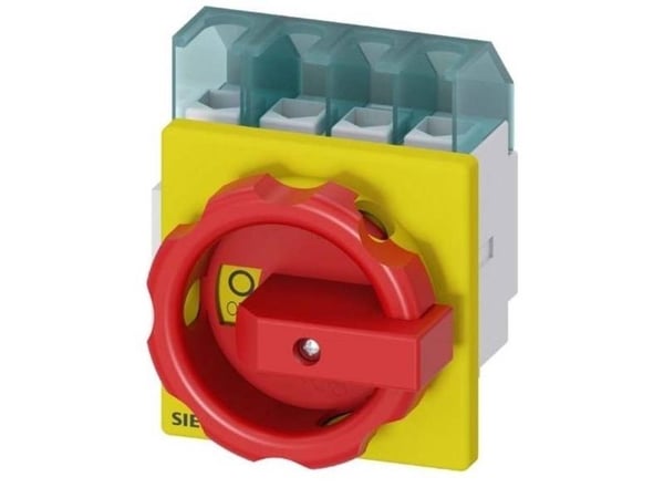 Siemens 3LD2103-1TL53, 4P, Punainen, Keltainen, 690 V, 500 V, 6000 V, CSA, UL, VDE, EAC, CE, LRS