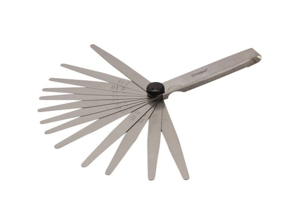 Dasqua 1820-0100 følerblad 0,05 - 1,00 mm bladantall: 20 DIN 2275 Dasqua 1820-0100 følerblad 0,05 - 1,00 mm bladantall: 20 DIN 2275