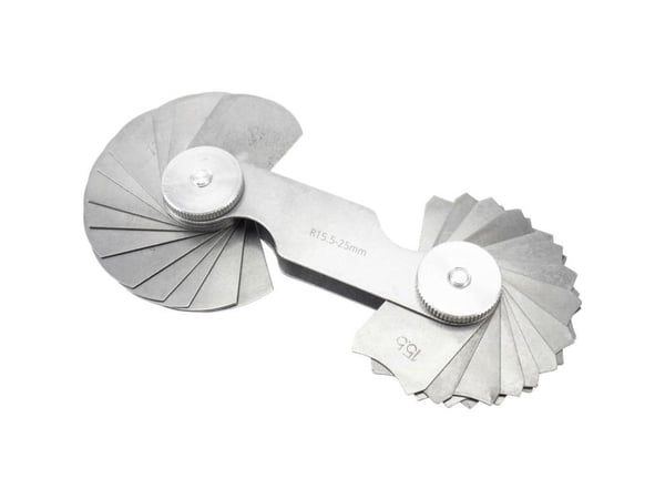 Dasqua 1351-0005 radiusmal metrisk 1,0 - 7,0 mm
