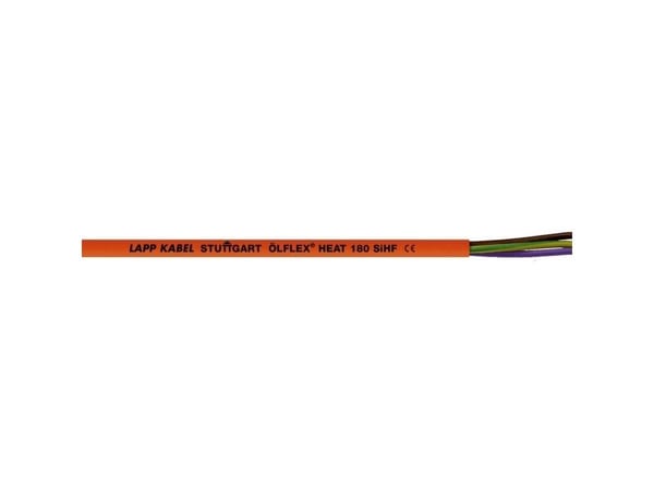 LAPP ÖLFLEX® HEAT 180 SIHF Korkean lämpötilan kaapeli 2 x 1,5 mm² Punainen, ruskea 46013/100 100 m
