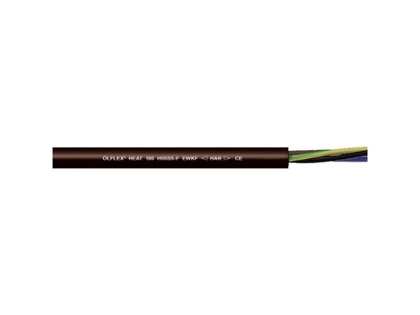 LAPP ÖLFLEX® HEAT 180 H05SS-F EWKF högtemperaturkabel 3 G 1.5 mm² svart 46909/100, 100 m