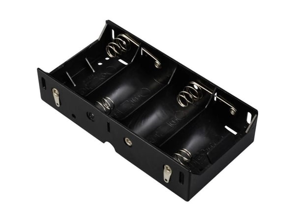 TRU COMPONENTS TC-13220484 batteriholder 4 R20 (D) loddetilkobling 140 x 72 x 31 mm TRU COMPONENTS TC-13220484 batteriholder 4 R20 (D) loddetilkobling 140 x 72 x 31 mm