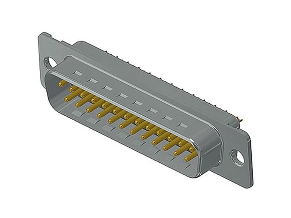 Conec 163A11089X, Plugg, Loddekopp, Kobberlegering, Nikkel/gull, 10 mO, Polybutylentereftalat (PBT)
