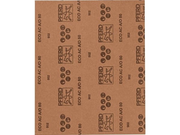 PFERD Paper-backed abrasive sheets ECO-AC, 50 styck, P80
