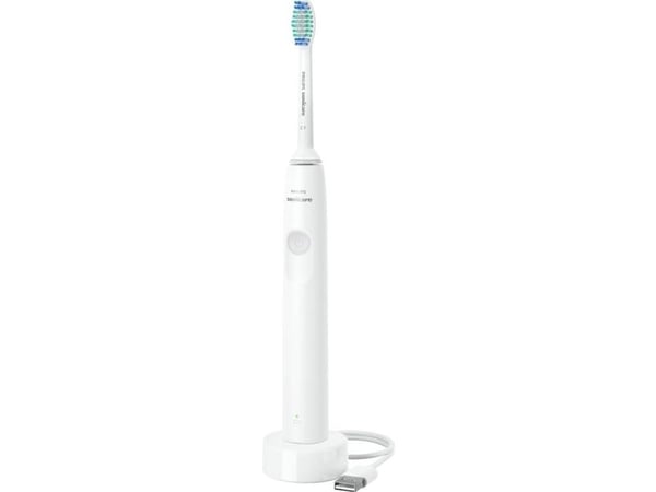 Philips Sonicare 1100 series 1100 Series HX3641/02 Sonic elektrisk tannbørste, Voksen, Sonik tannbørste, Daglig stell, Grå, Hvit, 2 min, Batteri