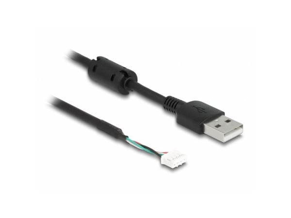 Delock - USB-kaapeli - USB (han) til 4 pin SMT (P) - 1,5 m - 2 mm hældning - sort