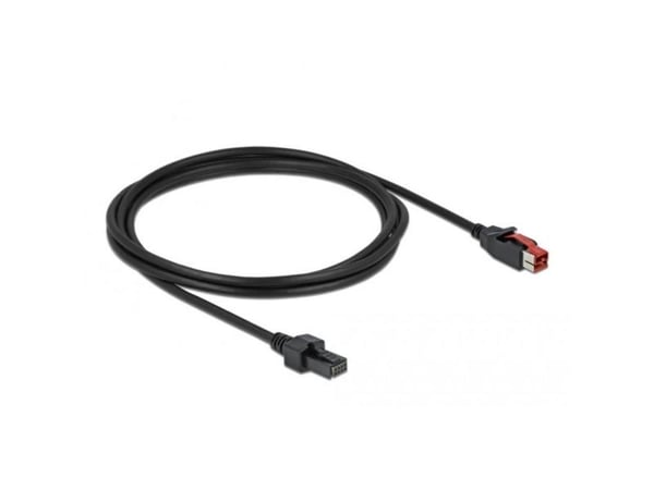 DeLOCK 85954, Musta, PoweredUSB, Mini DIN 4-pin, 5 m, 1 kpl