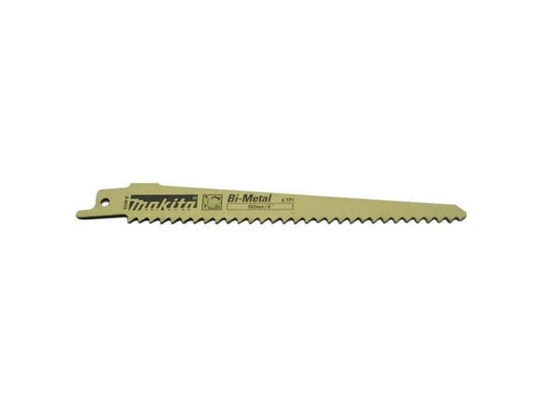 Makita - Sabelsagblad - 5 deler - lengde: 152 mm - bredde: 19 mm - for Makita DJR183RT1J, DJR183Z, DJR186RT, DJR186ZK, DJR187RT, DJR187ZK, JR002GZ,...