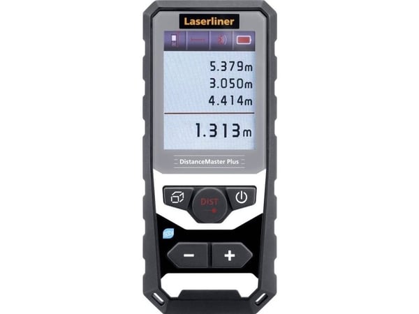 Laserliner DistanceMaster Plus, Laseravstandsmåler, m, Sort, Grå, Hvit, Digitalt, LCD, 100 m
