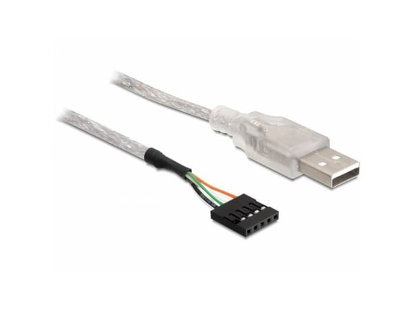 Delock USB Pinheader - USB-kabel - USB (hane) till 5 pin intern (hona) - USB 2.0 - 70 cm