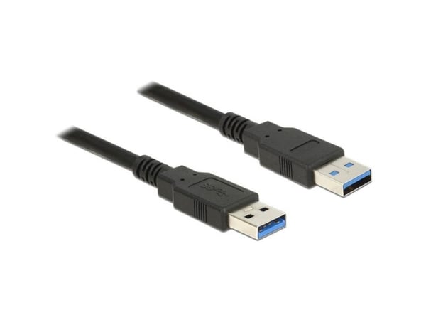Delock - USB-kabel - USB-type A (hann) til USB-type A (hann) - USB 3.0 - 1.5 m - svart