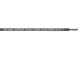Lapp ÖLFLEX CLASSIC 100 BK 0,6/1 kV, 100 m, Sort, PVC, 1,17 cm, 72 kg/km, 199 kg/km