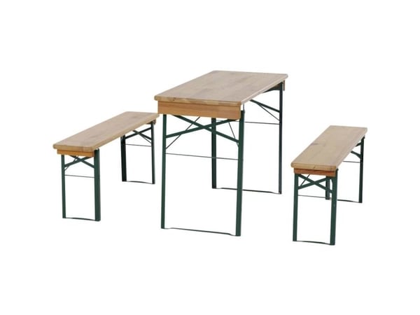 FUNSTAR 944828 #####Festivaali teltta setti Teräs, Männynvihreä, Luonnonvärinen