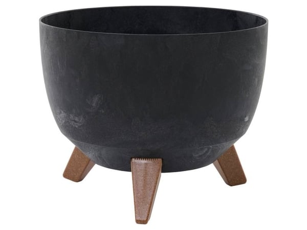 Siena Garden OSLO STONE LA880-71 istutusastia polypropeenista betonilook, musta